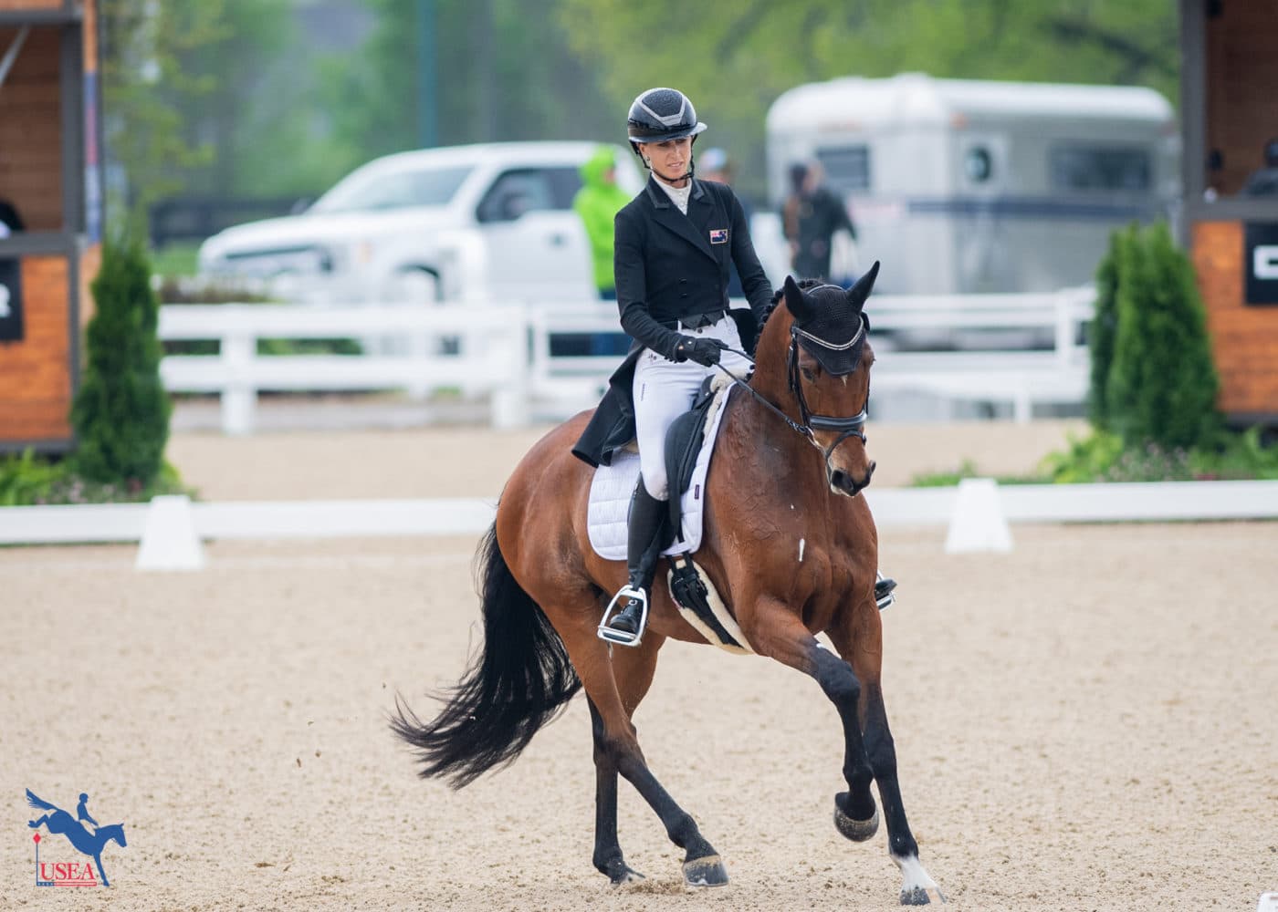 Rounding out the top 10 is Monica Spencer and Artist, who came in just under the sub-30 marks with a score of 29.3. USEA/Lindsay Berreth photo
