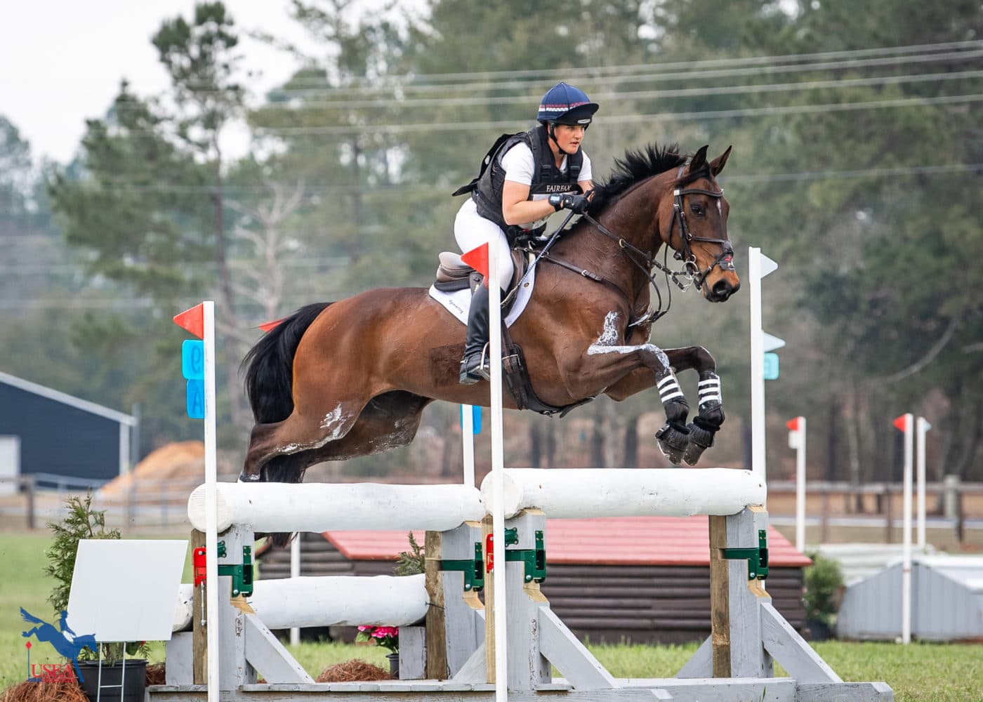 Ema Klugman and Bronte Beach Z finished fourth. USEA/Lindsay Berreth photo