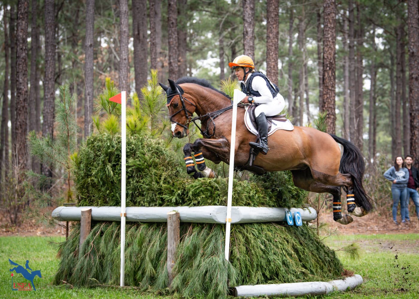 Sharon White and Claus 63 jumped to eighth. USEA/Lindsay Berreth photo