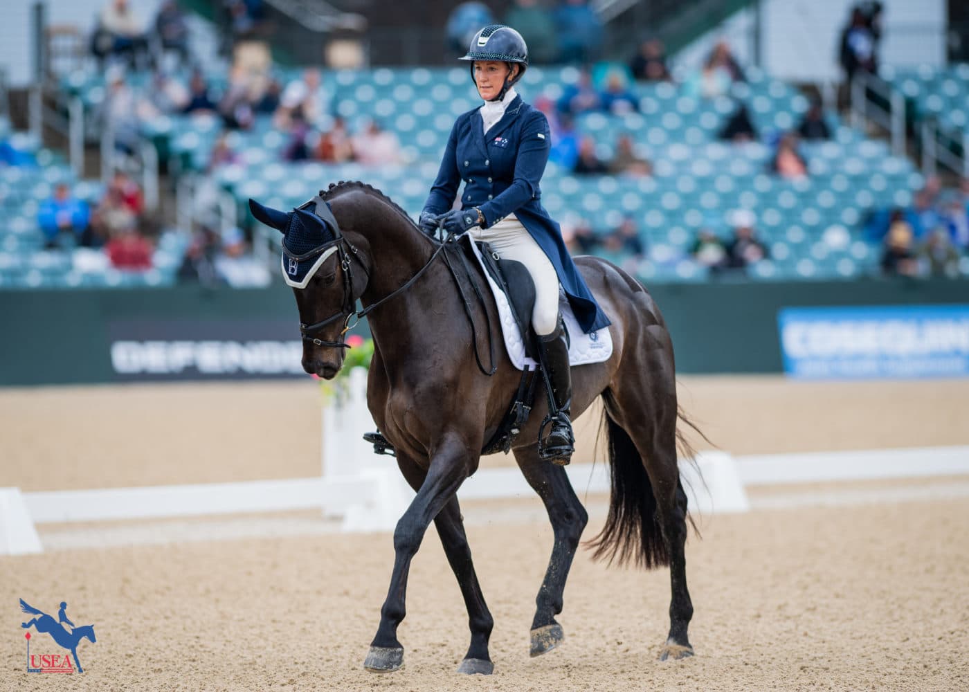 Bec Braitling and Caravaggio II will go into the second phase on a score of 40.2. USEA/Lindsay Berreth photo