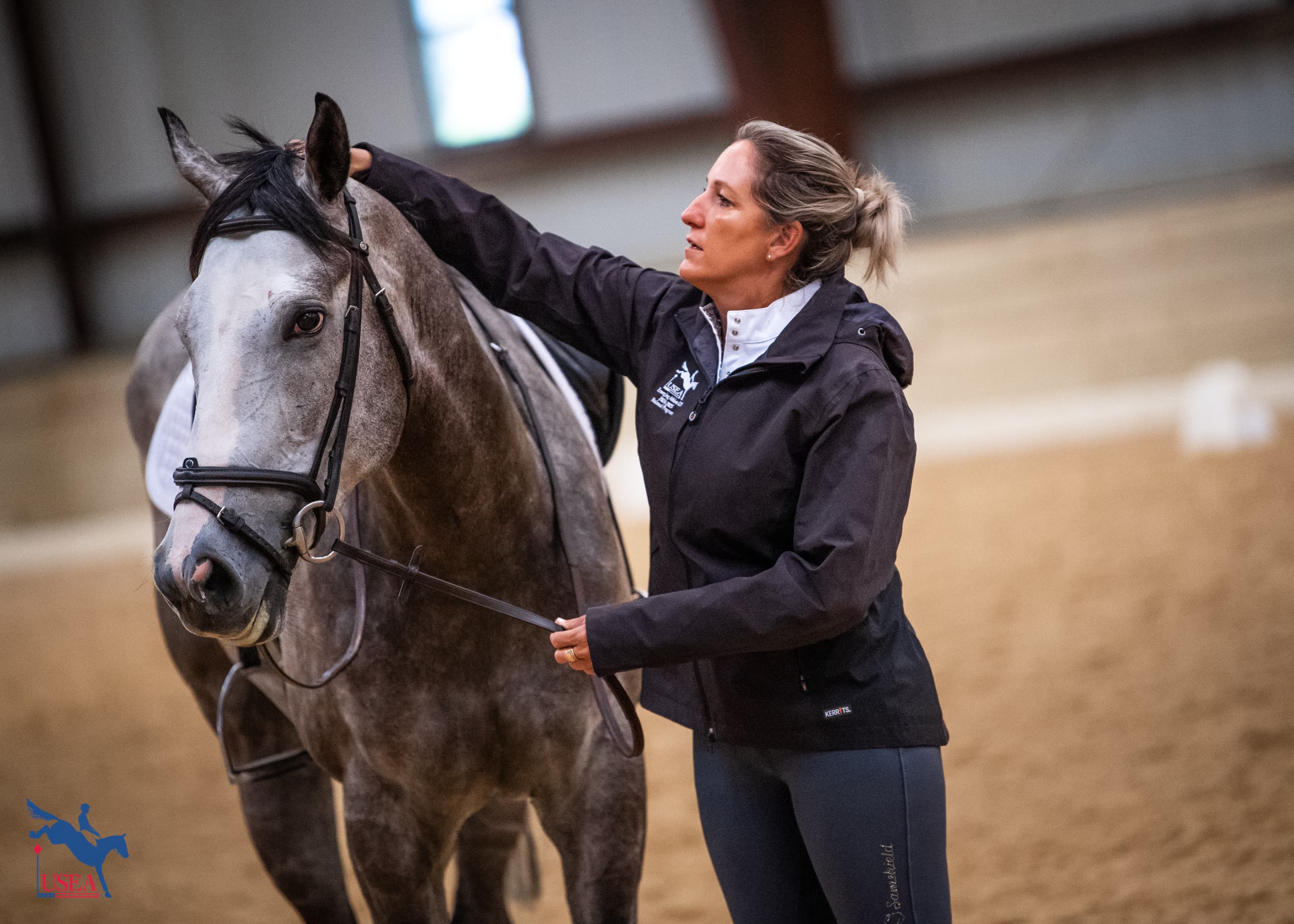 East I coach Bec Braitling. USEA/Lindsay Berreth photo