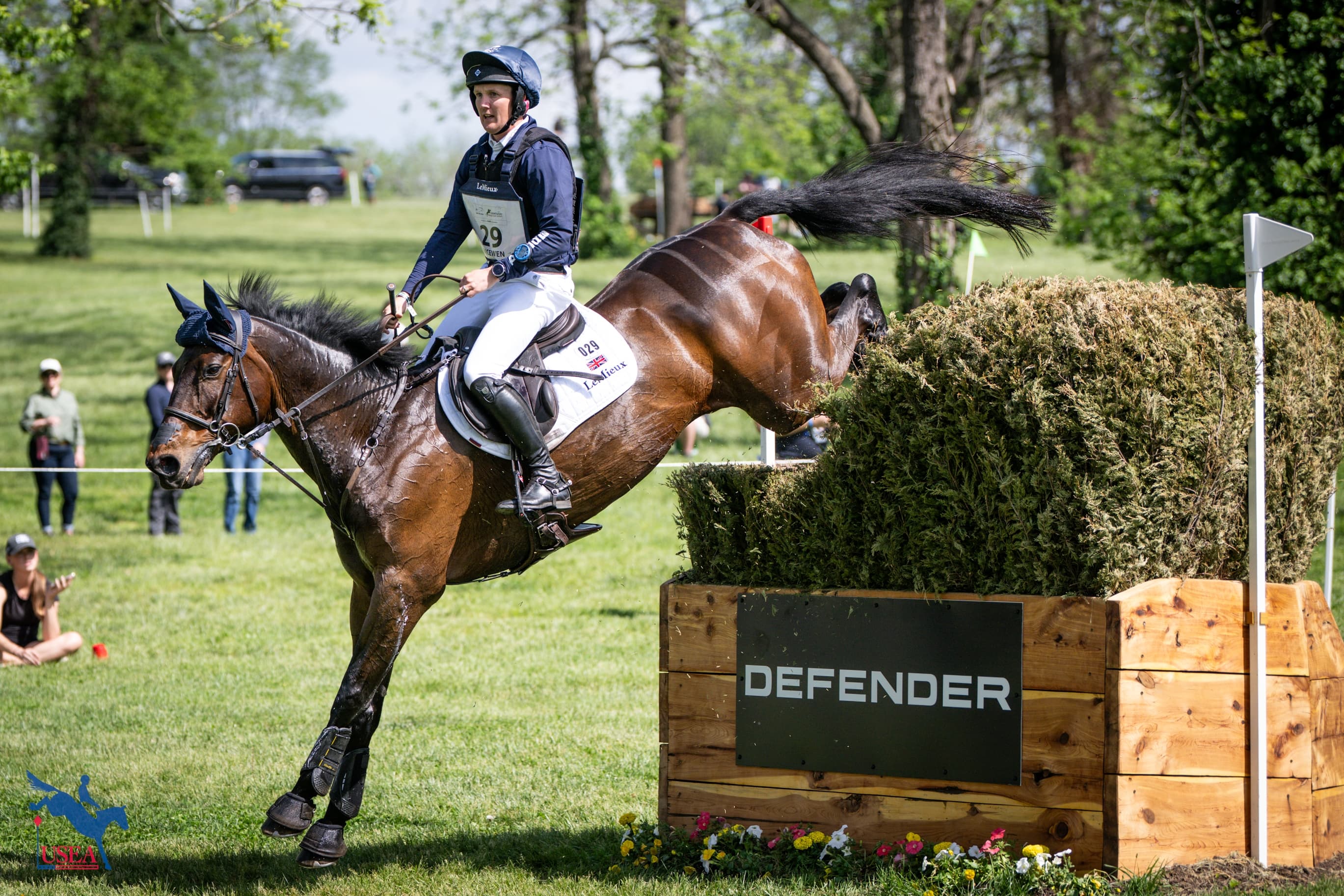 Tom McEwen and Brookfield Quality. USEA/Lindsay Berreth photo