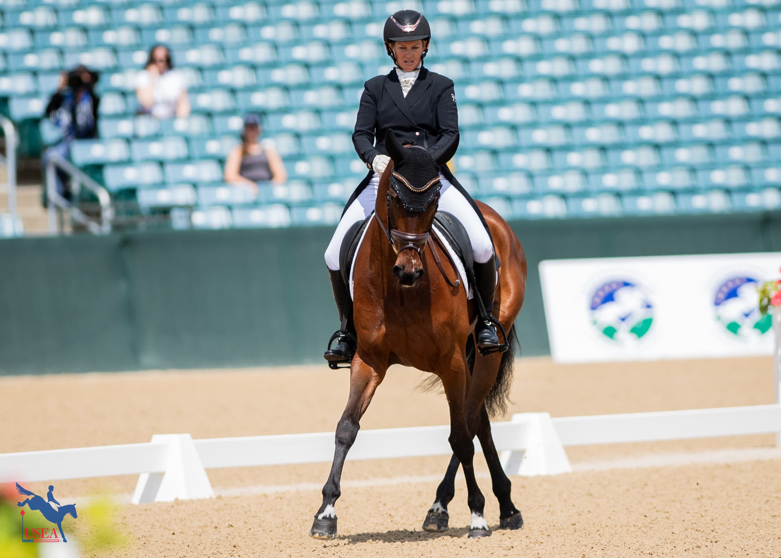 Jonelle Price and Hiarado are in sixth. USEA/Lindsay Berreth photo