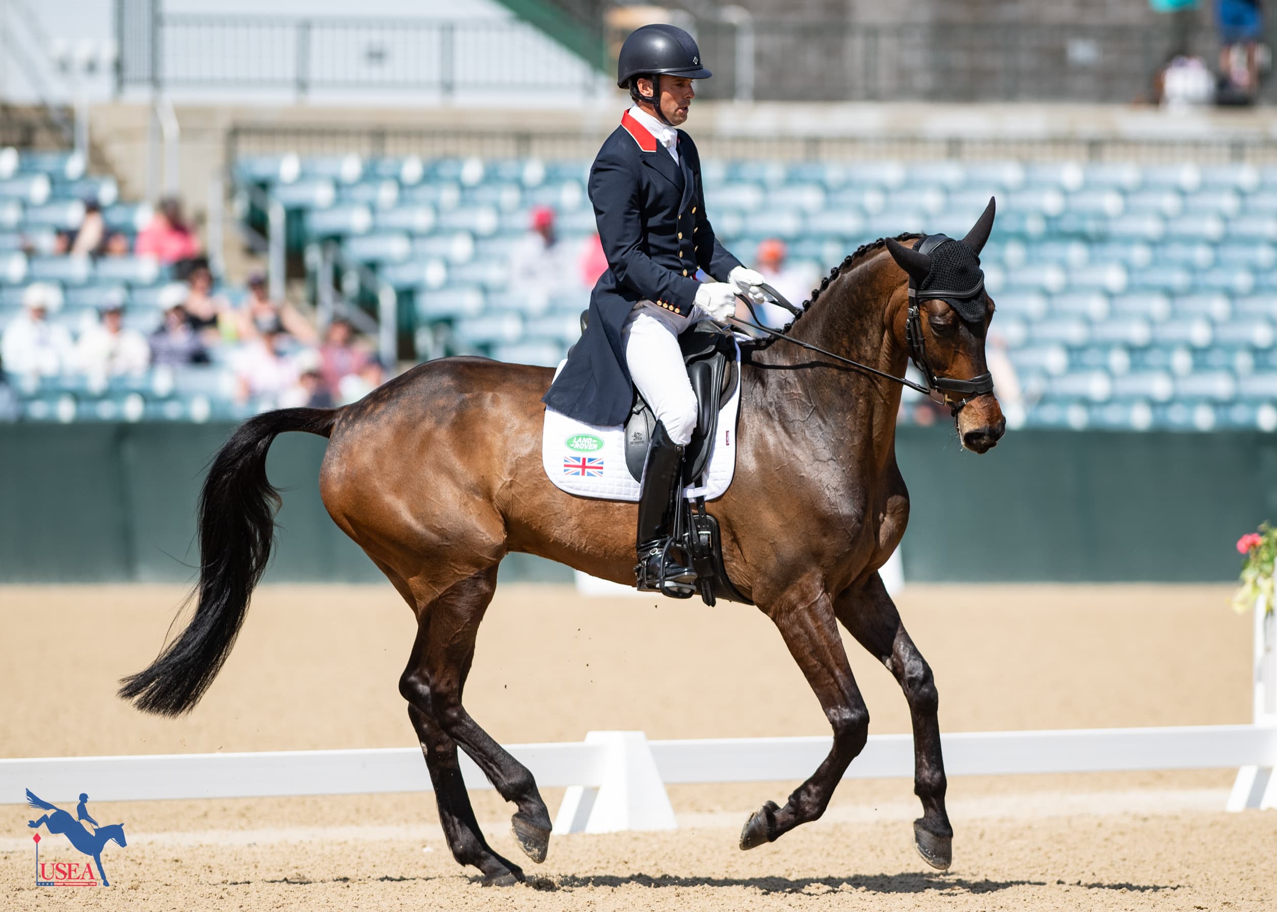 Harry Meade and Et Hop du Matz are in 10th. USEA/Lindsay Berreth photo