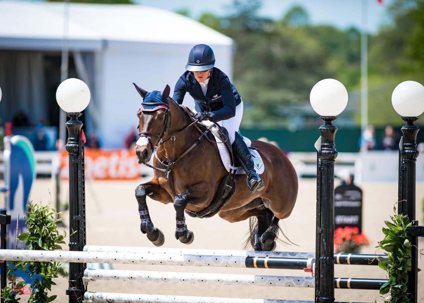 5th | Allison Springer and No May Moon. USEA/Lindsay Berreth photo