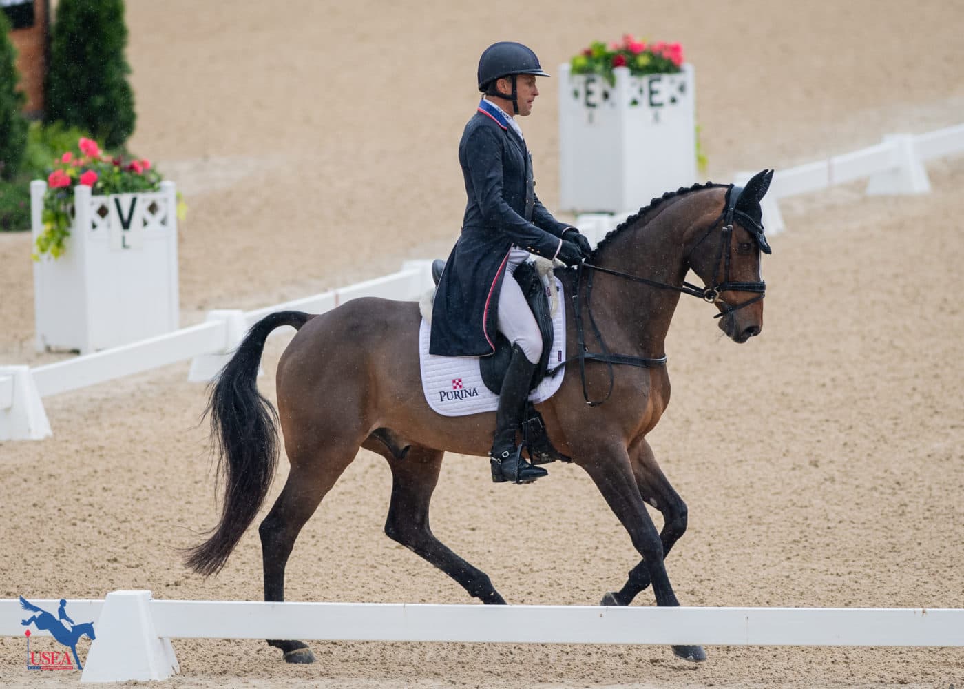 Another pair that shot up to the top of the leaderboard on day two was Boyd Martin and Luke 140, who earned sixth place going into phase two on a score of 27.9. USEA/Lindsay Berreth photo