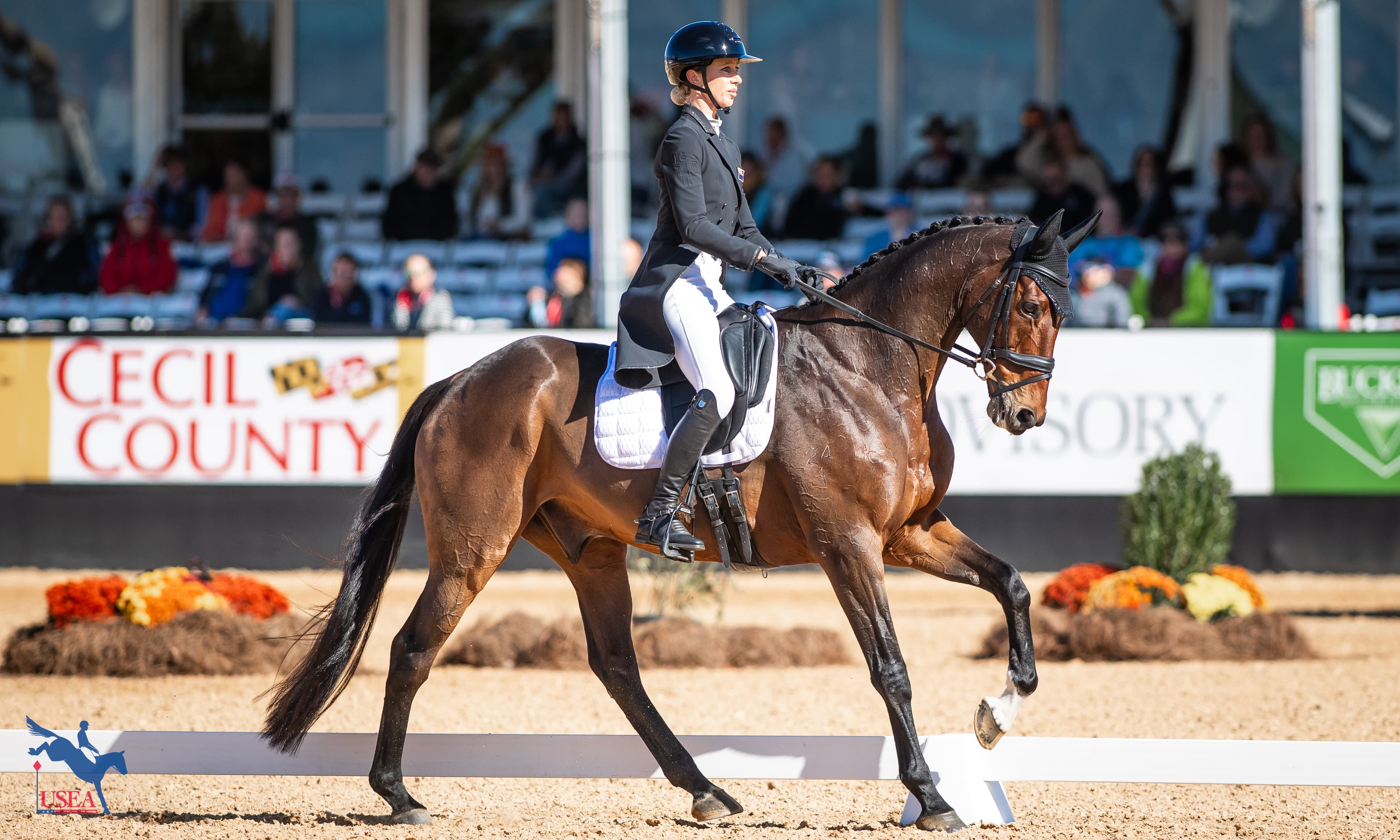 1st I Monica Spencer and Artist. USEA/Lindsay Berreth photo