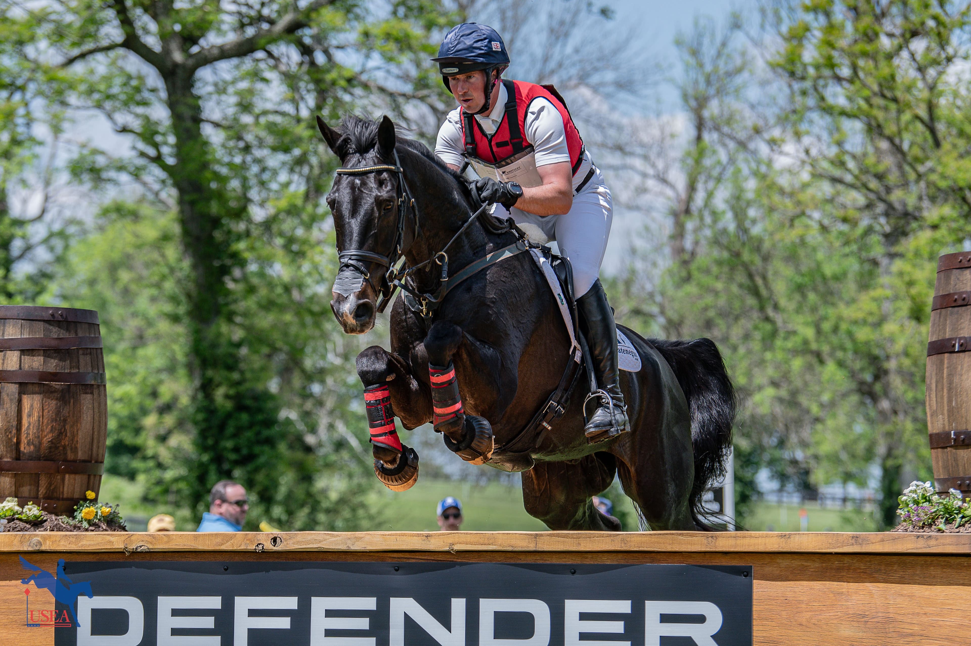 David Doel and Galileo Nieuwmoed. USEA/Meagan DeLisle photo