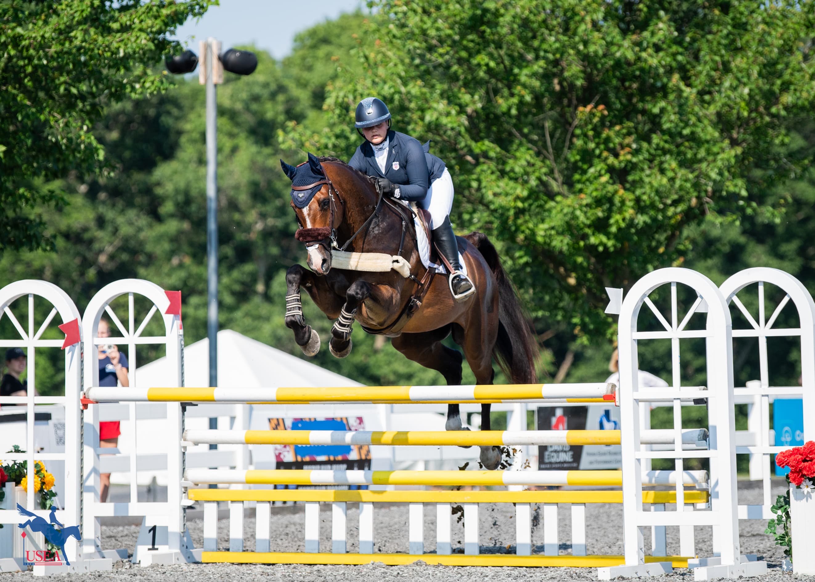 Luciana Hackett and As Good As Cash won individual bronze in the CCI3U25*-S. USEA/Lindsay Berreth photo