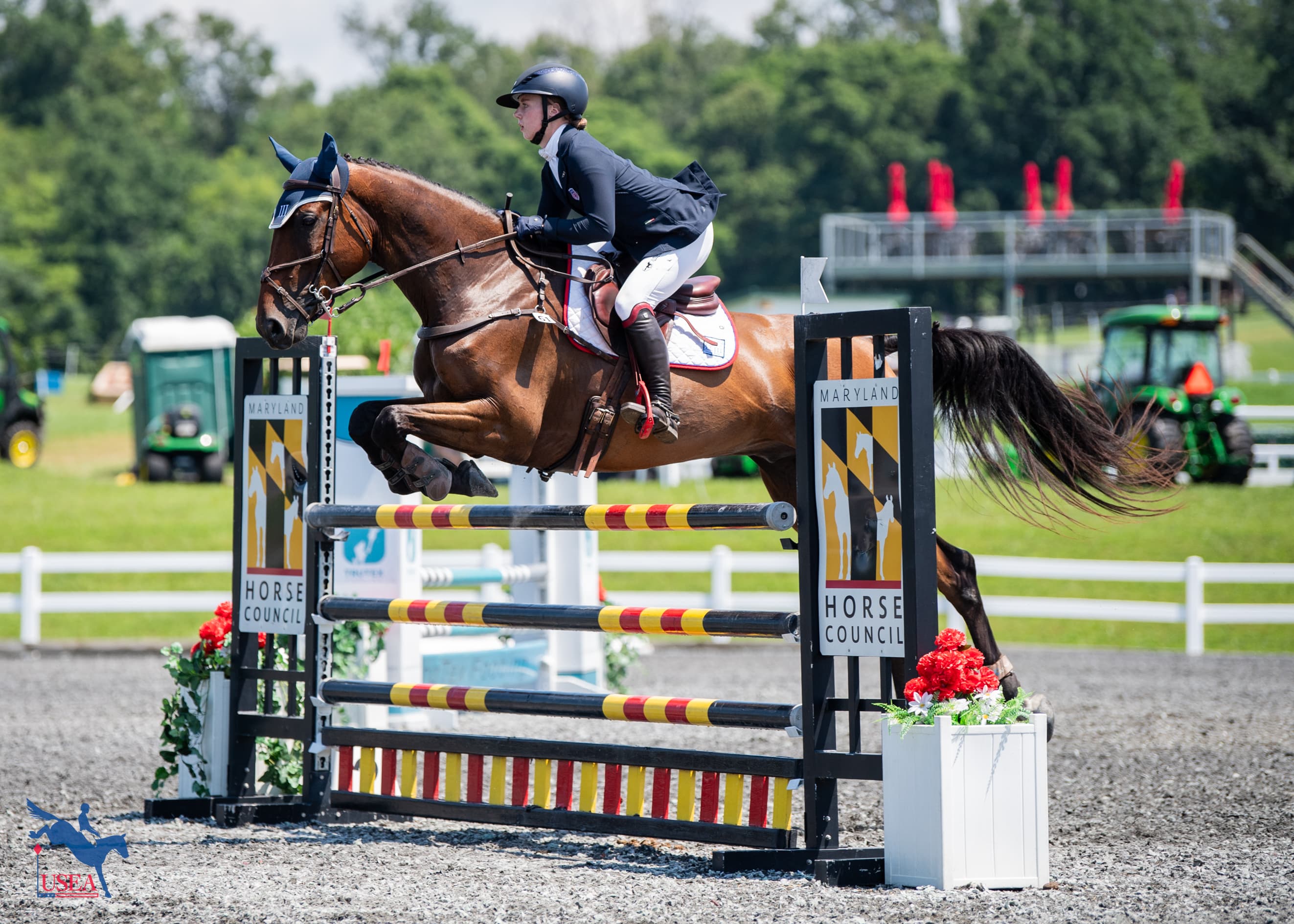 Katelyn Smith and HSH Henry won individual bronze in the CCIYJ2*-S. USEA/Lindsay Berreth photo