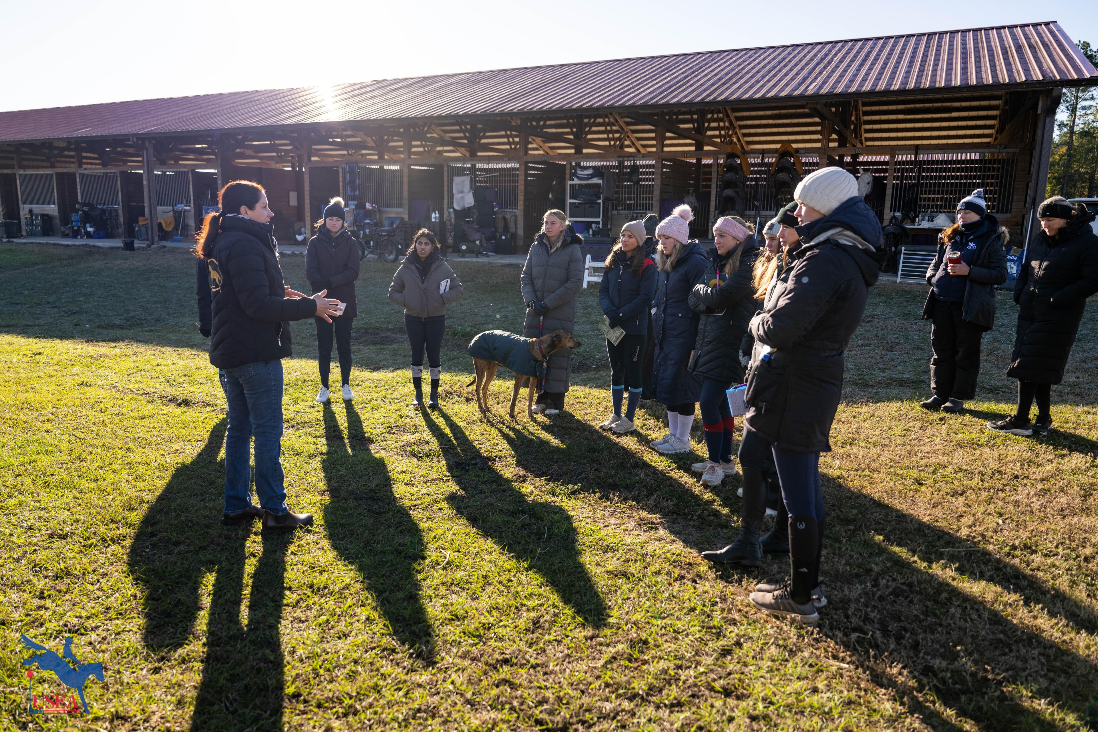 Dr. Lisa Casinella taught the morning session. USEA/Atalya Boytner photo