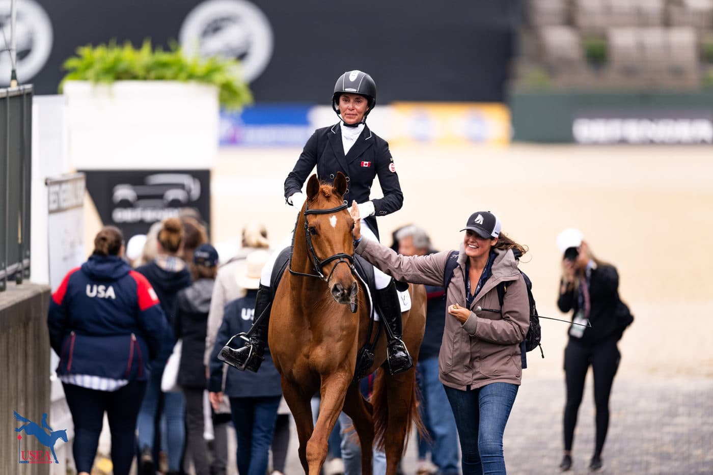 Dana Cooke and FE Quattro. USEA/Atalya Boytner photo