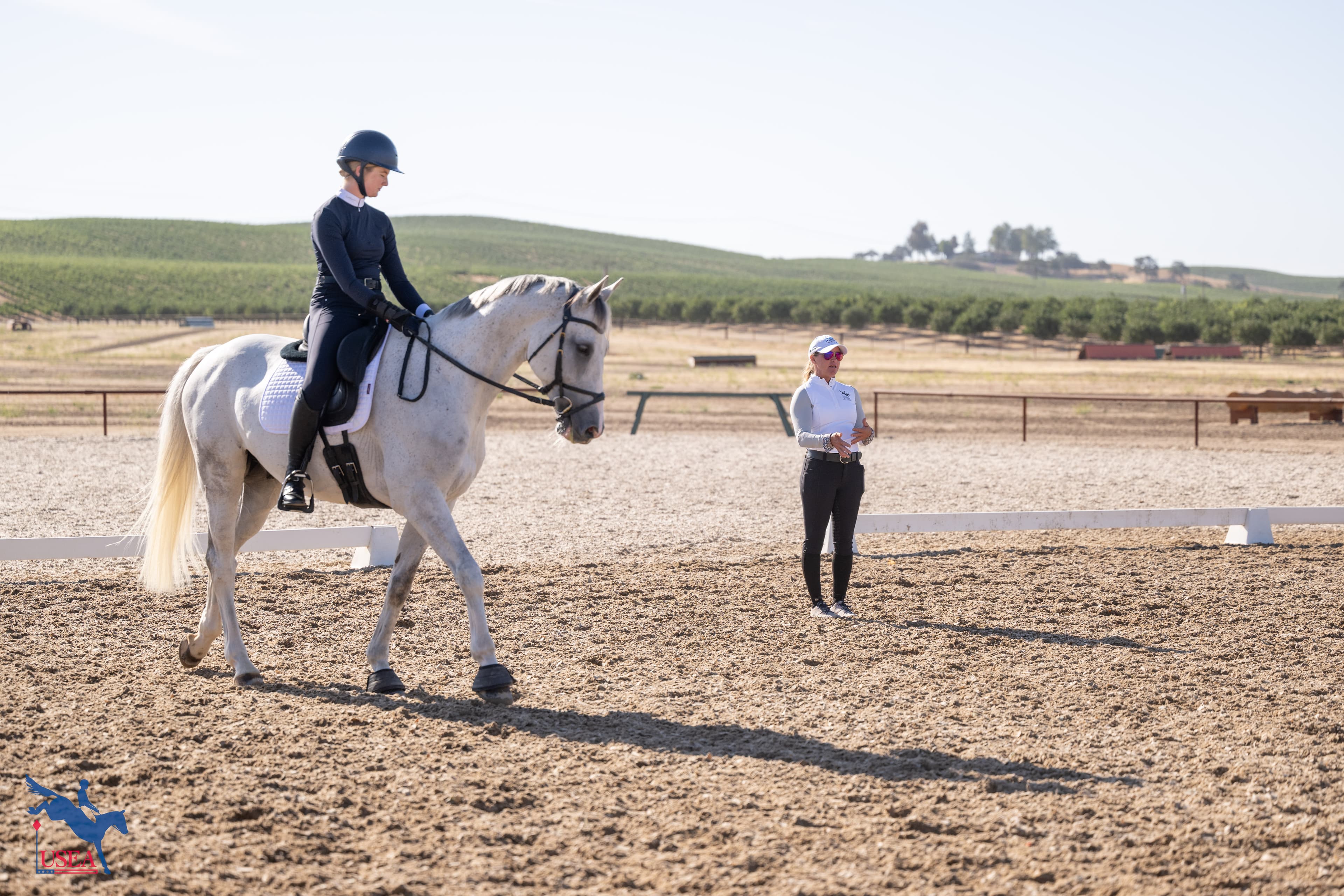 Coach Emily Mastervich. USEA/Atalya Boytner photo