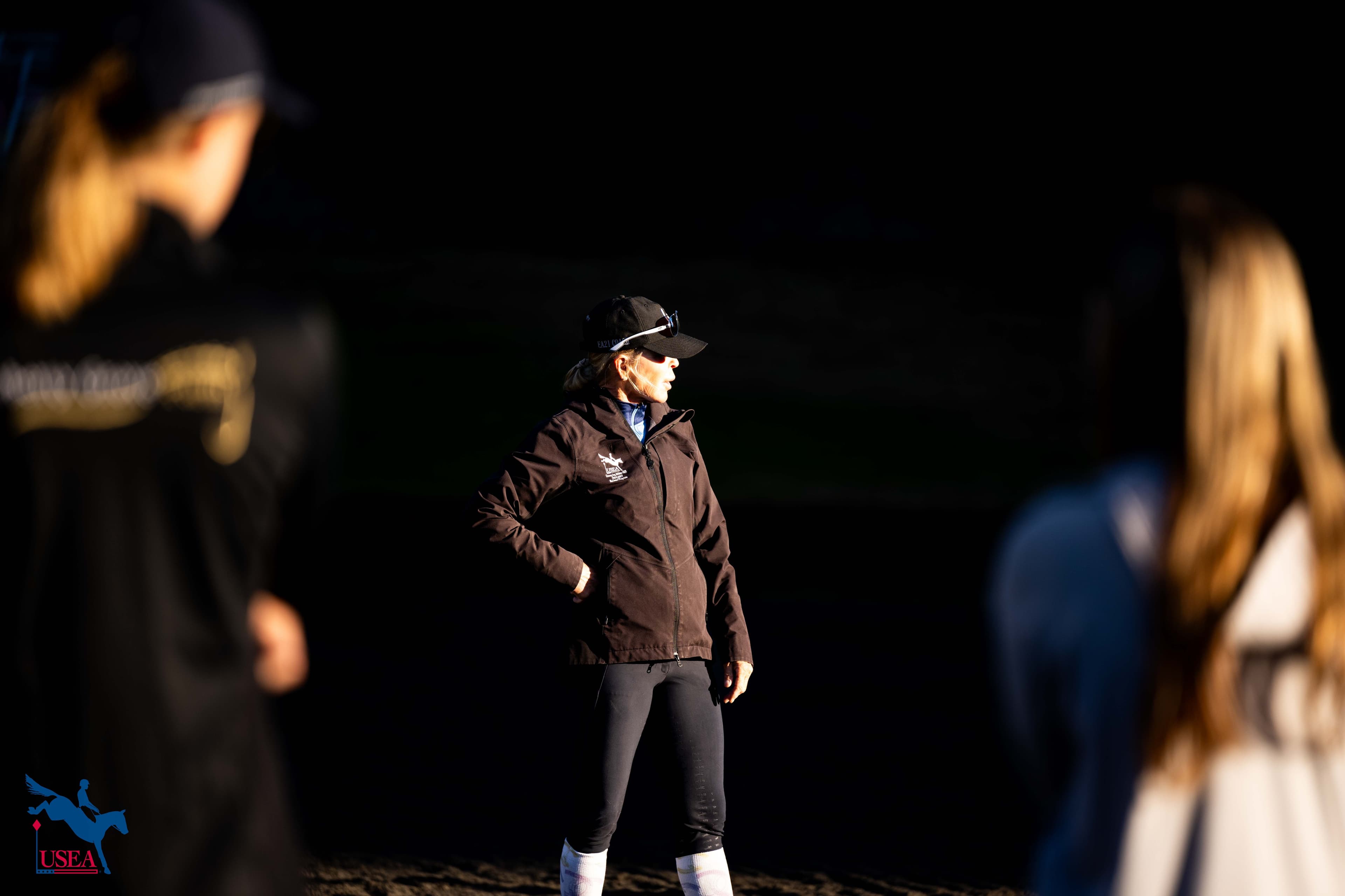 Coach Jan Byyny. USEA/Atalya Boytner photo