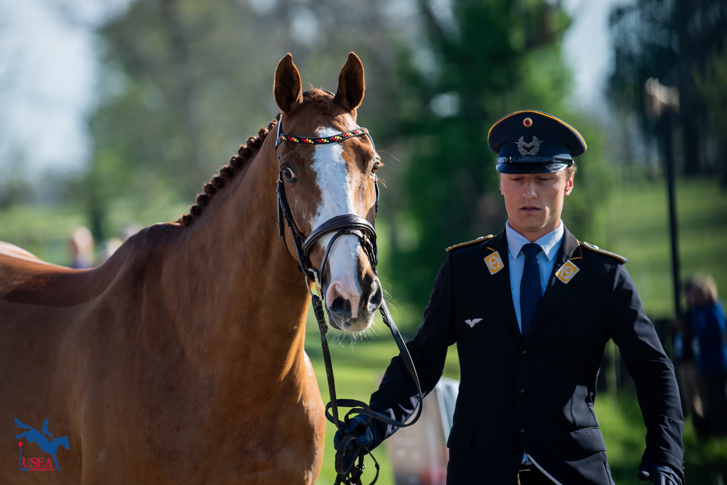 Calvin Böckmann and The Phantom Of The Opera. USEA/Lindsay Berreth photo